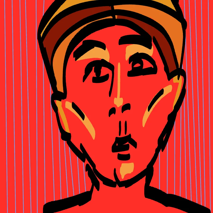 Sitter in Red — Digital