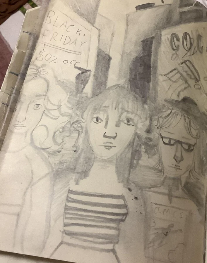 No. 125 — Times Square, Sketchbook